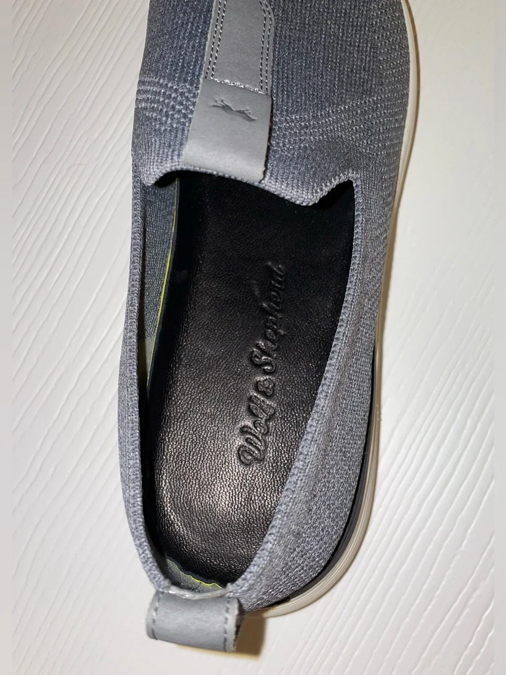 Wolf & Shepherd SwiftKnit Loafer in Gray White Unisex Mens 7 Womens 9 New No Box